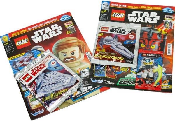 XL-Blindbag Lego Disney Star Wars Super-Macht-Pack  (2x Magazines + 2x Extras) Darth Maul